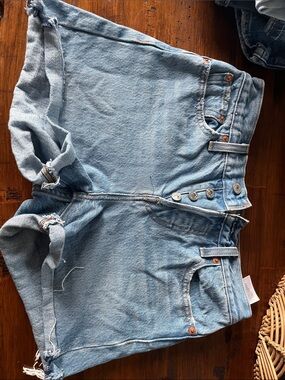 Light Blue Women's Denim Shorts